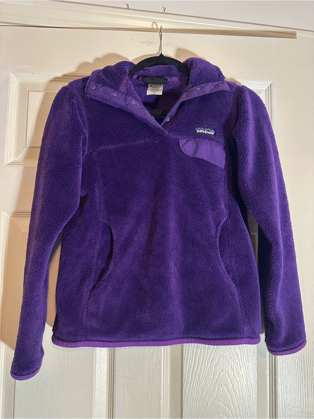 Patagonia Purple Fleece Pullover Jacket